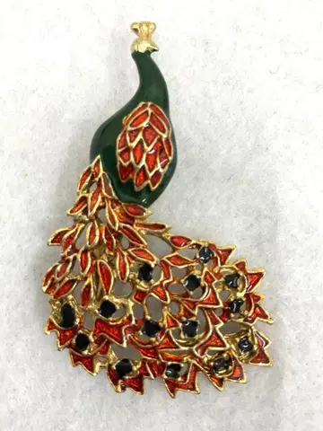 23.469 [브로치] 공작 빈티지 앤티크