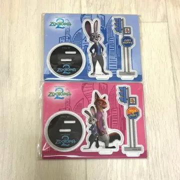 주토피아 해피 복권 G상 아크릴 스탠드 2개 세트