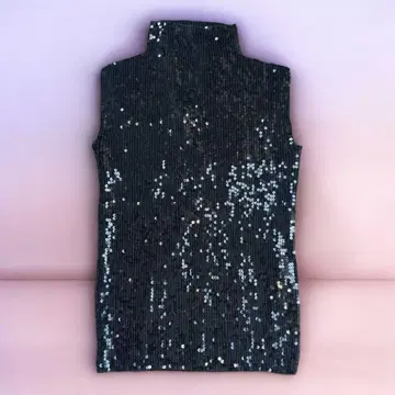 [SPECCHIO] 블랙 스팽글 슬리브리스