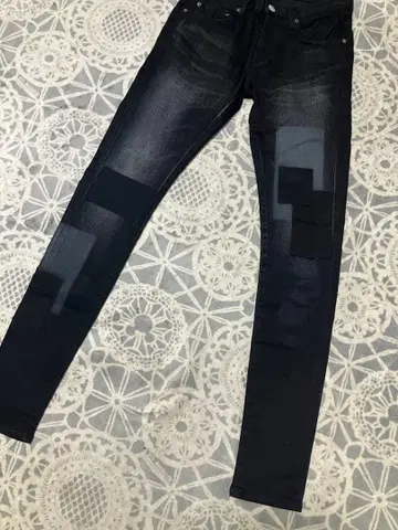 잭 로즈 패치워크 스키니 데님 29인치