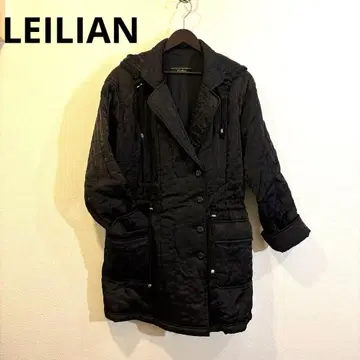 레리안 13호 블랙 퀼팅 롱 자켓