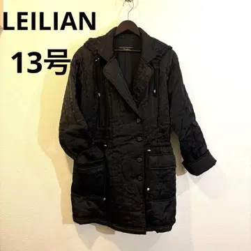 레리안 13호 블랙 퀼팅 롱 자켓