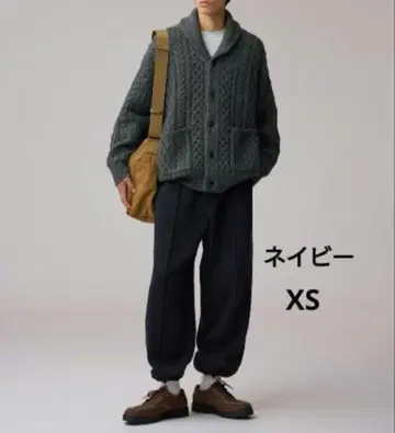 GU x ENGINEERED GARMENTS 헤비 웨이트 스웨트 팬츠