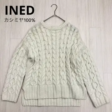 INED 이네드 캐시미어 100% 크루넥 스웨터 9