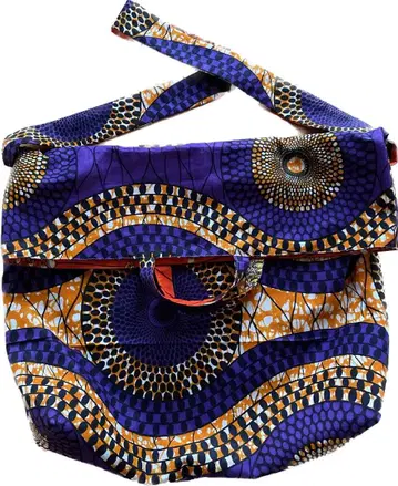 아프리칸 숄더백 보라색 대