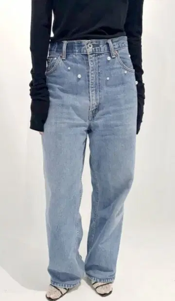 EDIT. FOR LULU 펄 데님 36 블루