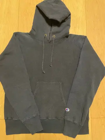 Champion 리버스 위브 복각 빨간색 택 USA제 후디 후드티 블랙