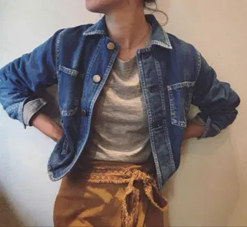 [ nowos ] 데님 커버올 S