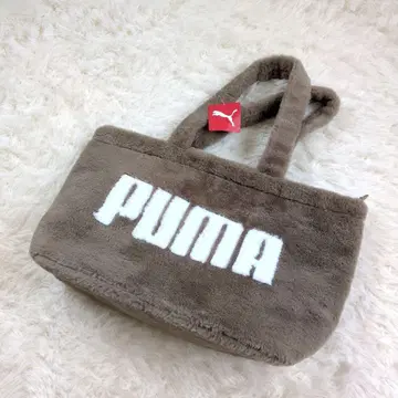 [ 택 포함 새상품 ] PUMA 푸마 CORE 퍼 쇼핑백 베이지