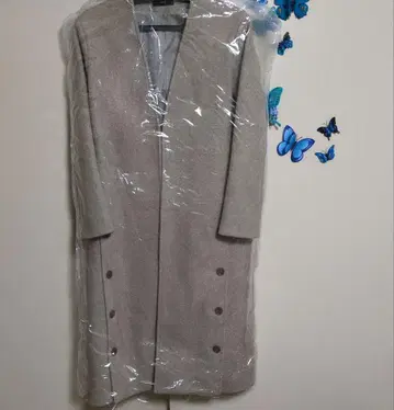 [ loaf ] 베이지 노카라 롱 코트