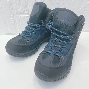 새상품 트레킹 슈즈 NAVY 25cm