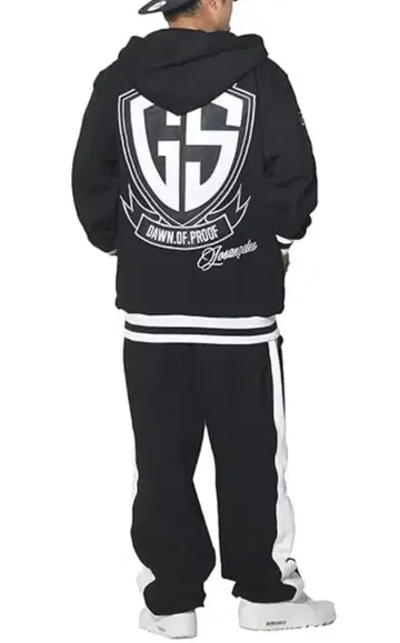 힙합 비보이 스테디셀러 로스앤젤레스 테리토리 셋업 L 블랙