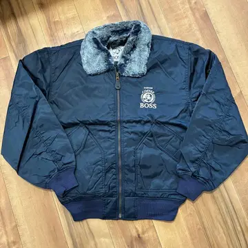 산토리 BOSS 플라이트 자켓 네이비