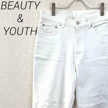 BEAUTY&YOUTH 데님 팬츠 테이퍼드 포켓 부착 심플