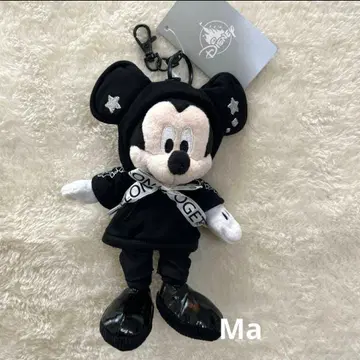 미키 봉제 인형 키링 키체인 Black style