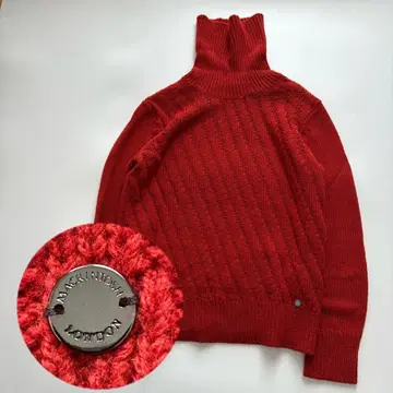 매킨토시 런던 터틀넥 니트 울 오렌지