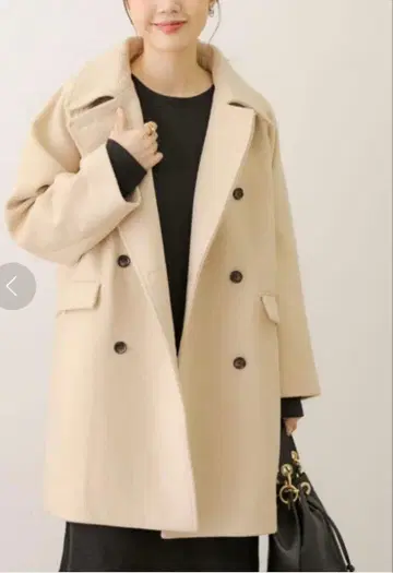 새상품 택 포함 Sonny Label 멜톤 미디 피 코트 어반 리서치