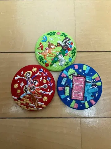 디즈니 자수 캔뱃지 2