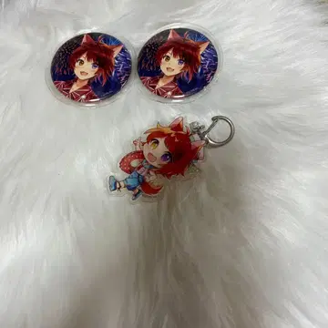 아크릴 키링과 배지 세트