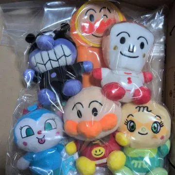 호빵맨 만마루쨩 참 패스 케이스 마스코트 6개 묶음 판매