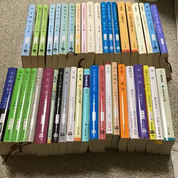 최종 가격 인하 소설 문고본 42권 묶음 판매 미야모토 테루