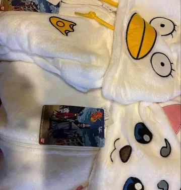 미사용 은혼 시마무라 콜라보 복슬복슬 후드티 2세트