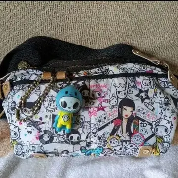 tokidoki 캐릭터 패턴 숄더백
