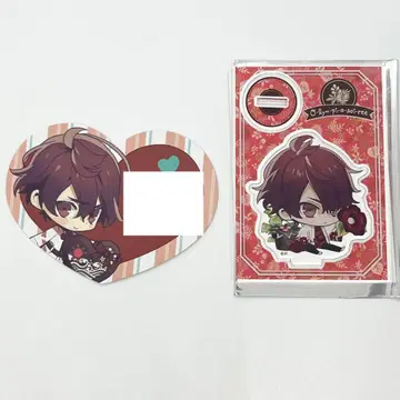 올림피아 소와레 슈사 아크릴 스탠드 메시지 카드