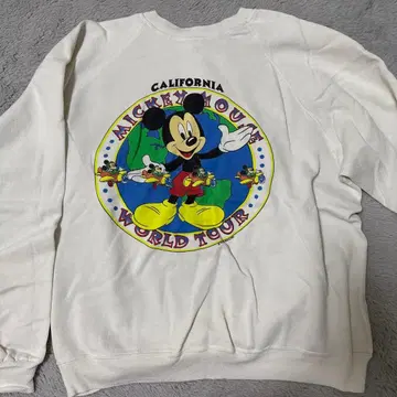 미키 마우스 월드 투어 맨투맨 디즈니 트레이닝복