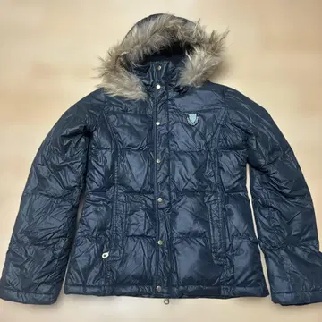 RUSS K 다운 자켓 퍼 포함 후드