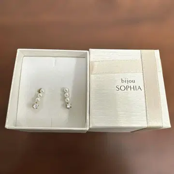 고급 디자인 bijou SOPHIA 펄톤 x 스톤 귀걸이