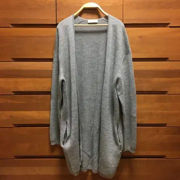 유나이티드 애로우즈 그레이 울 니트 가디건