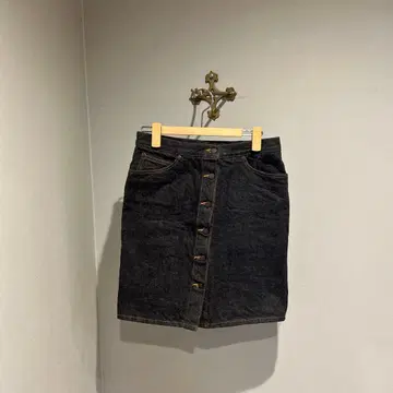 Cher 후르츠케이크 데님 스커트 M 사이즈
