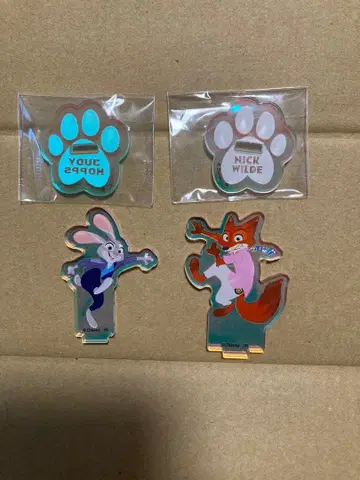 주토피아 오로라 아크릴 스탠드 닉 주디