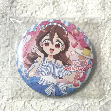 사쿠라 우타 로손 콜라보 캔뱃지