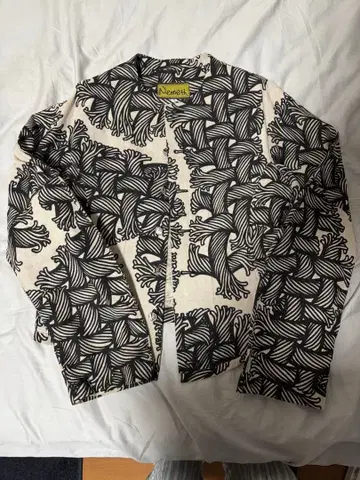 Christopher Nemeth 로프 패턴 린넨 자켓 M