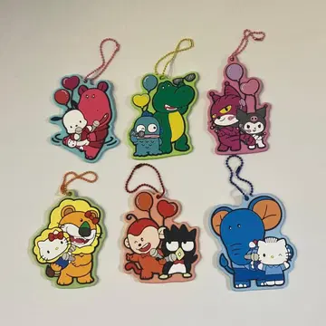 타베코 동물 x 산리오 러버 마스코트 6개 세트