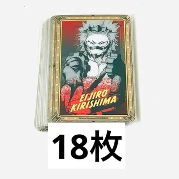 나의 히어로 아카데미아 원화전 금박 클리어 카드 키리시마 에이지로