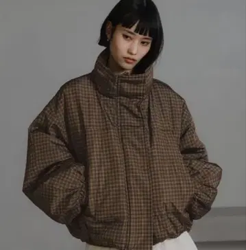 체크 몬스터 숏코트