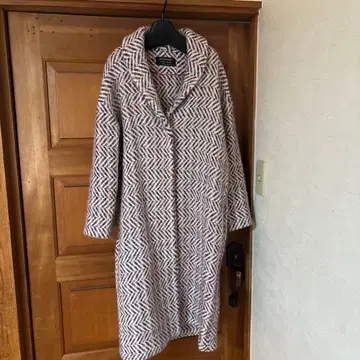 존 브래니건 헤링본 롱 코트