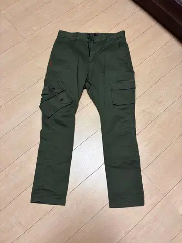 virgowearworks 카고 팬츠 사이즈 2 올리브 그린