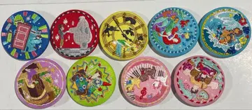 디즈니 캐릭터 자수 캔뱃지 9종