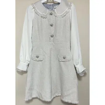 [ 즉시 구매 가능 ] LODISPOTTO 비쥬 트위드 원피스