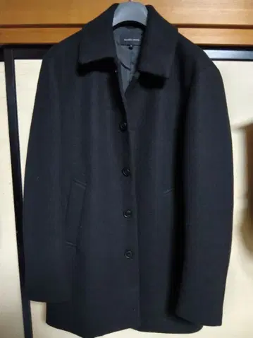 GLOBAL WORK 블랙 스텐카라 코트