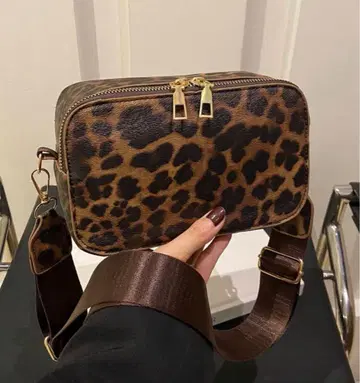 남은 1개 ZARA 장르 해외 브랜드 레오파드 무늬 숄더백 컴팩트