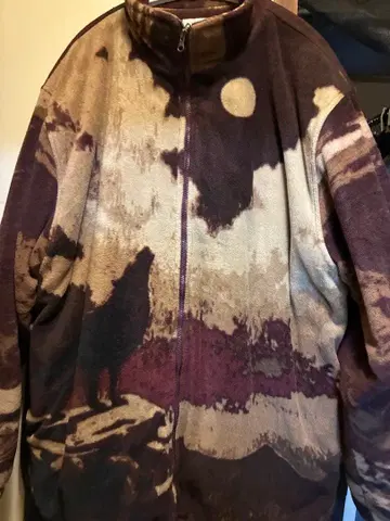 MOUNTAIN RIDGE XL 자켓 늑대 프린트