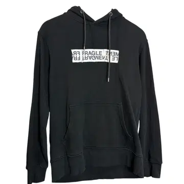 sacai x FRAGMENT 콜라보 FRAGILE 풀오버 후드티