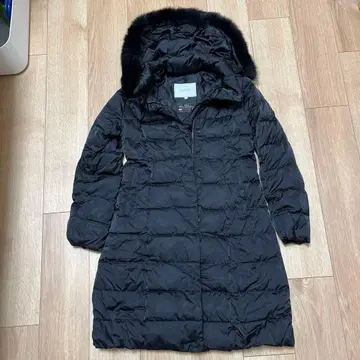 UNTITLED 블랙 다운 자켓 퍼 포함