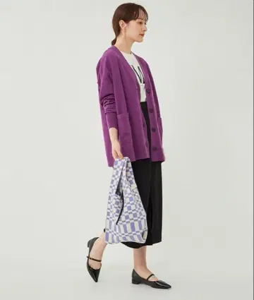 하이 게이지 박스 가디건 green label relaxing