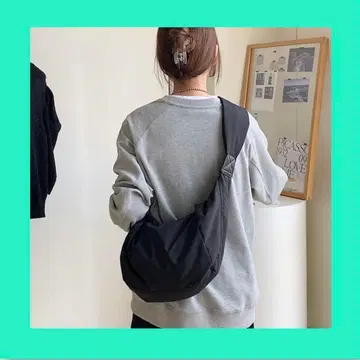 숄더백 블랙 경량